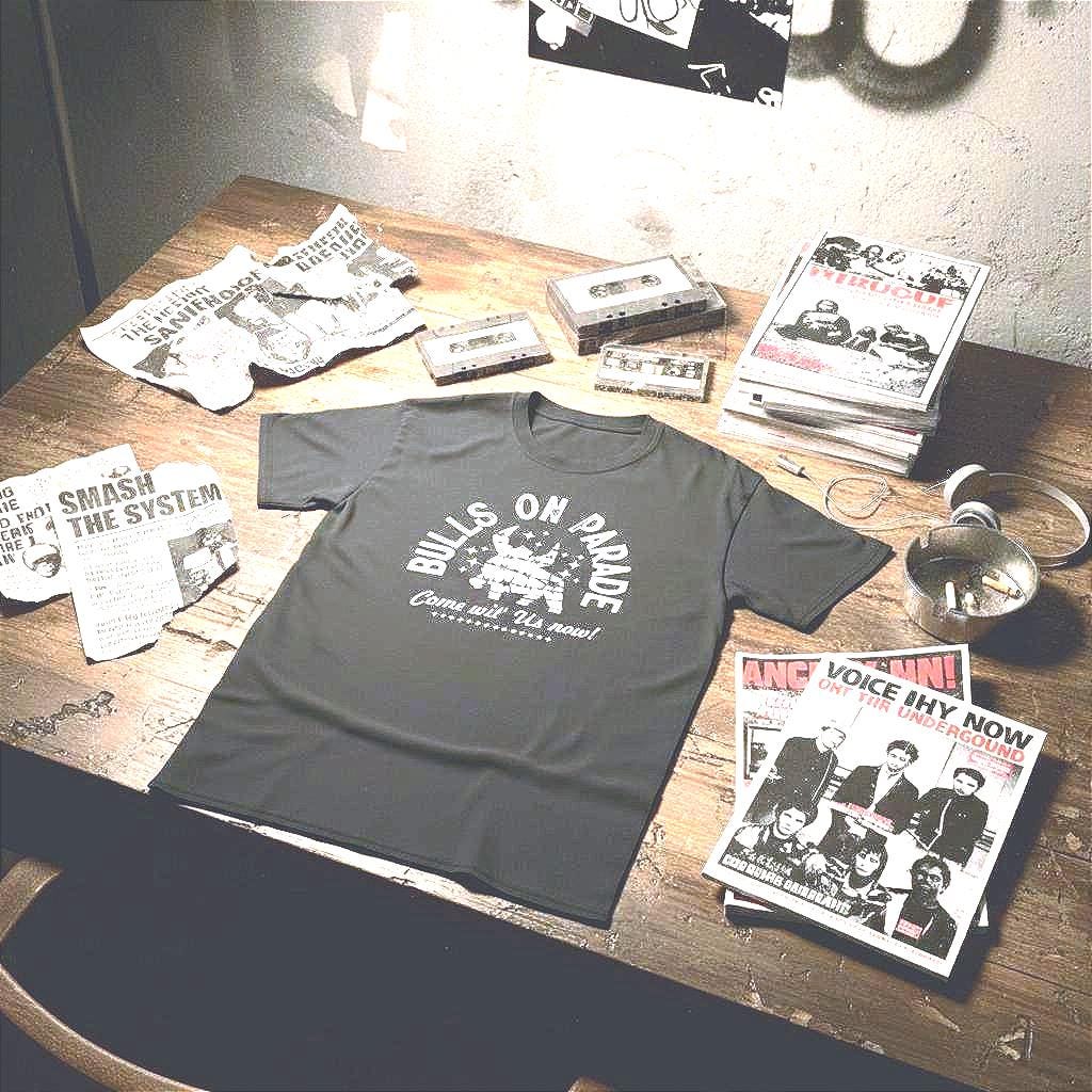 Bulls On Parade Grunge Bull Tee | Free Shipping | 10% Off 2 Tees · 25% Off 3