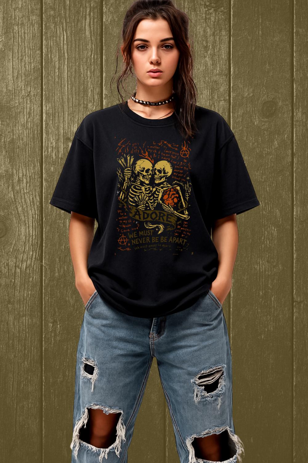 Adore Skeleton Lovers | Free Shipping | 10% Off 2 Tees · 25% Off 3