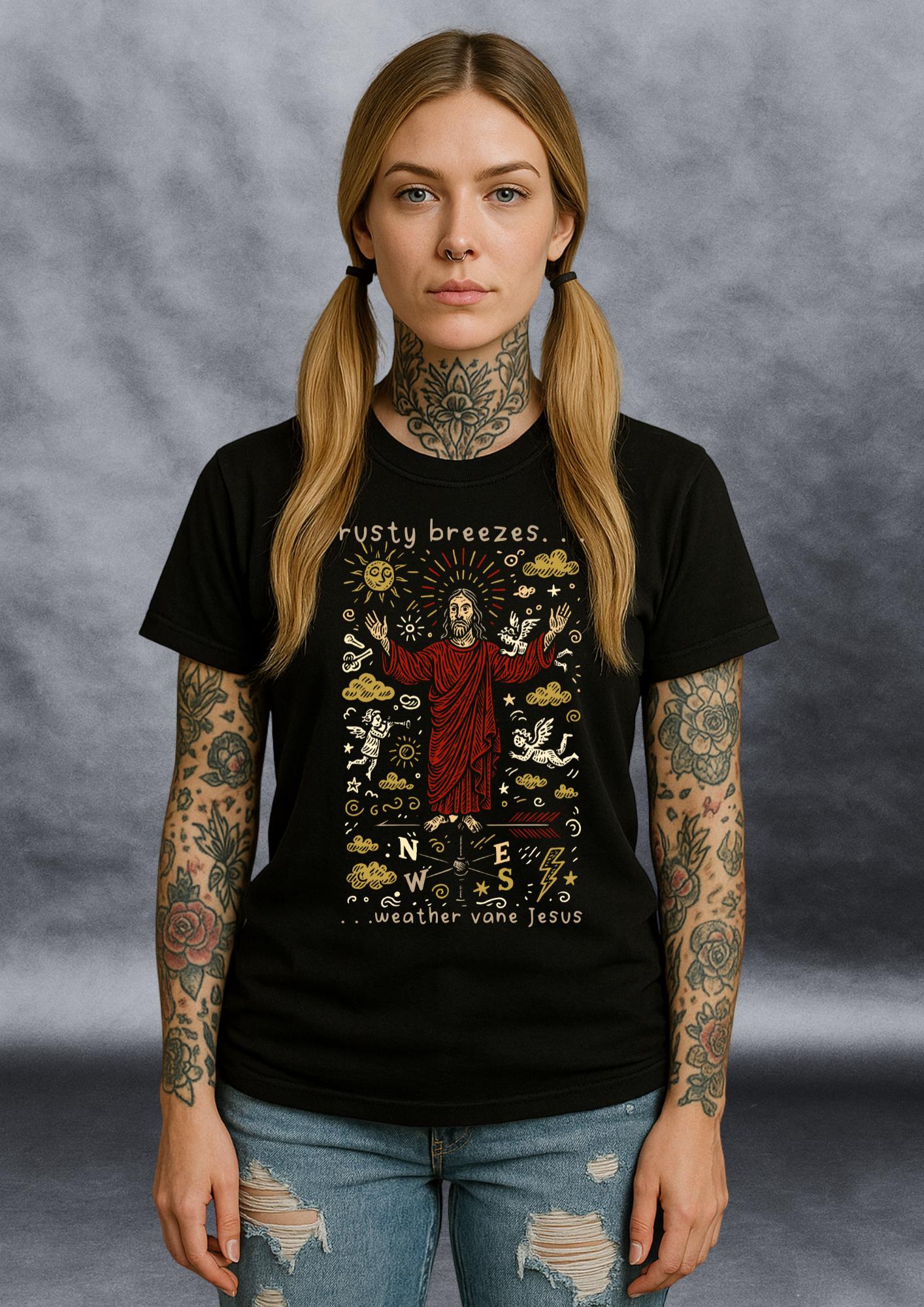 Rusty Breezes Weather Vane Jesus | Free Shipping | 10% Off 2 Tees · 25% Off 3