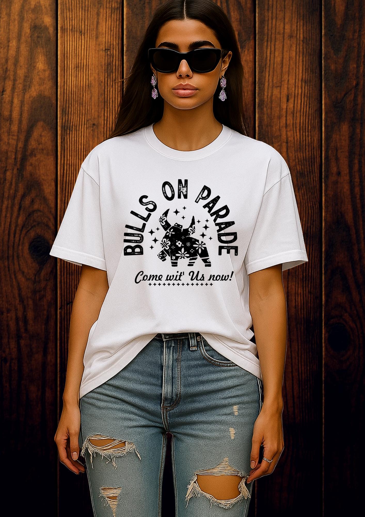 Bulls On Parade Graphic T-Shirt | Free Shipping | 10% Off 2 Tees · 25% Off 3