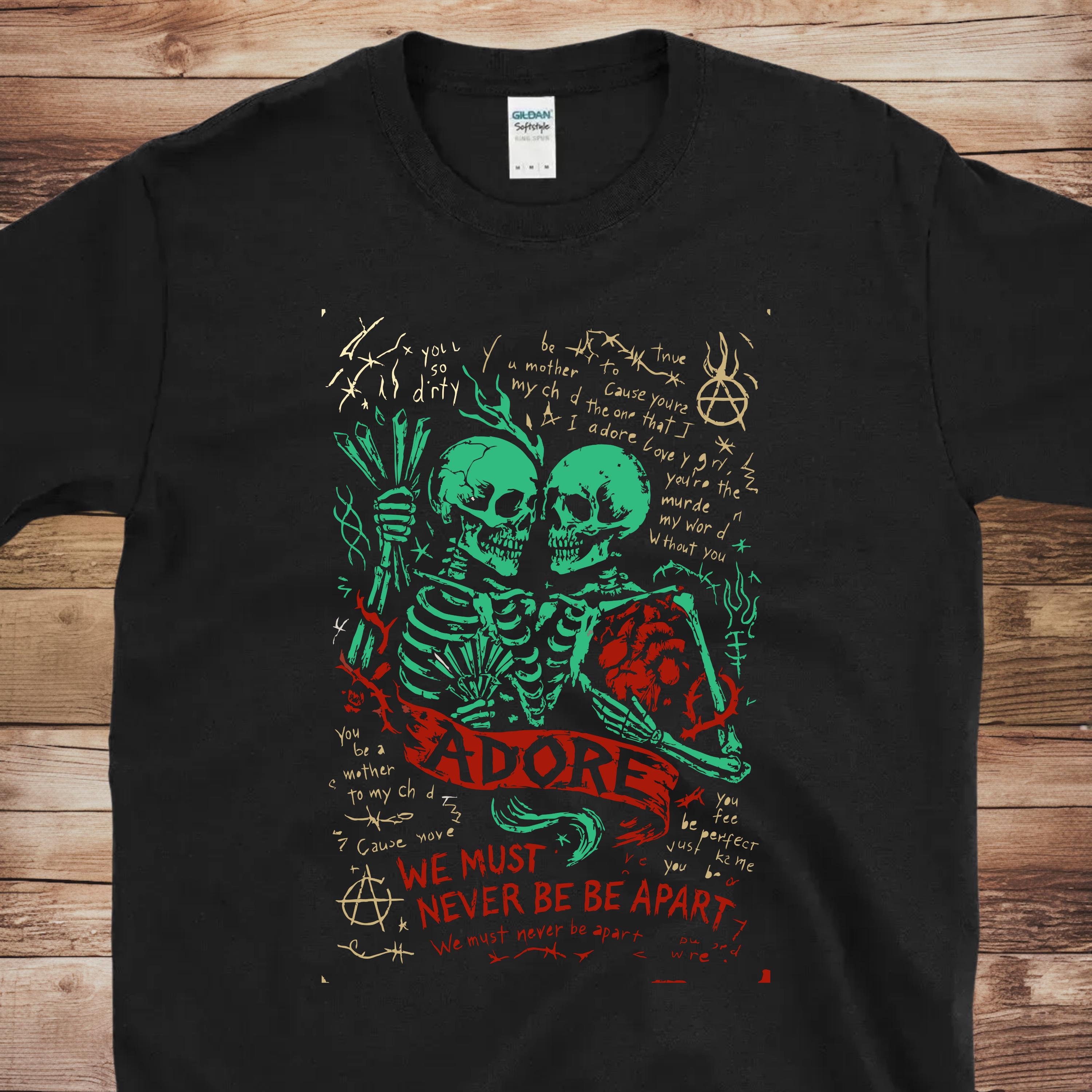 Adore Skeleton Lovers | Free Shipping | 10% Off 2 Tees · 25% Off 3