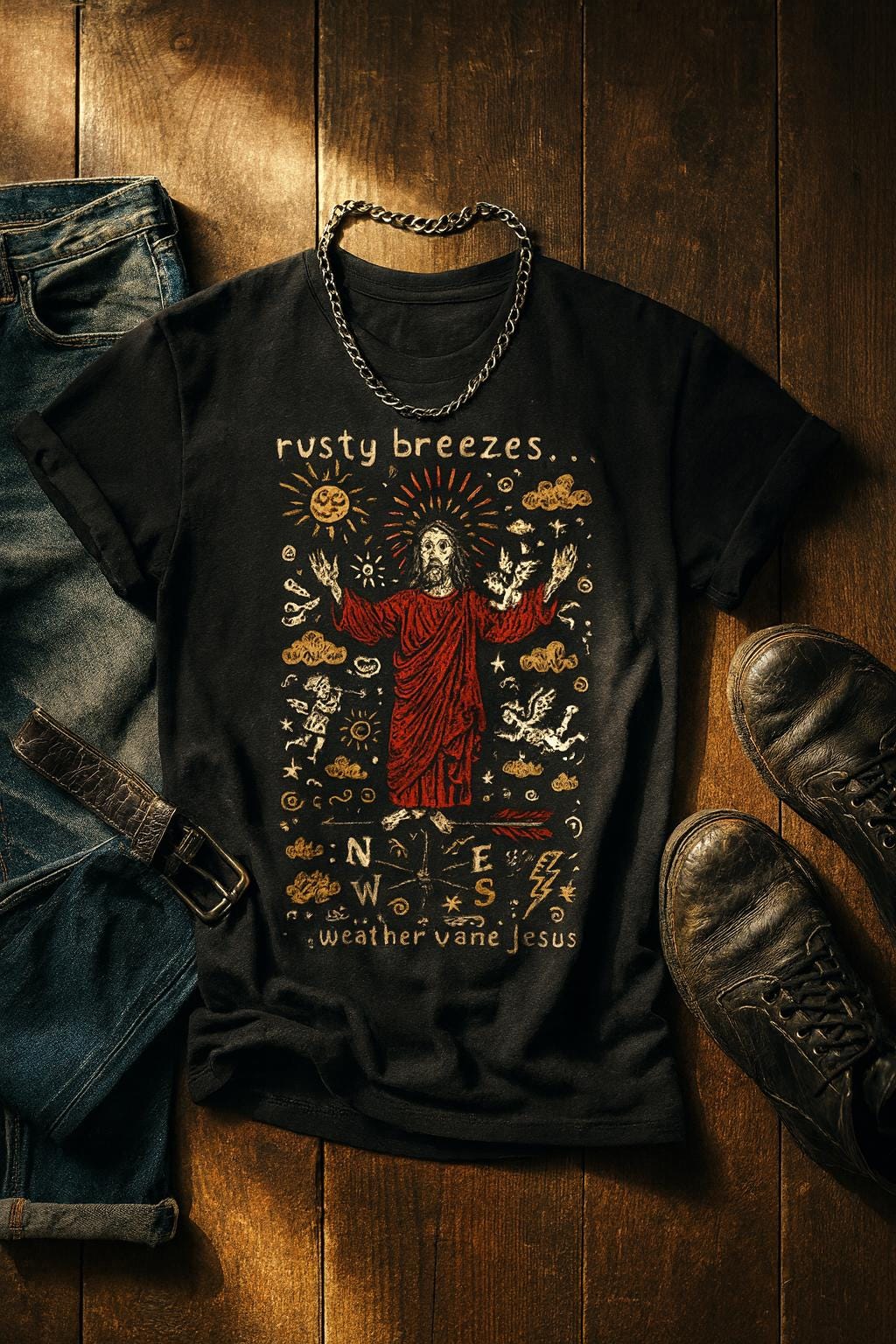 Rusty Breezes Weather Vane Jesus | Free Shipping | 10% Off 2 Tees · 25% Off 3