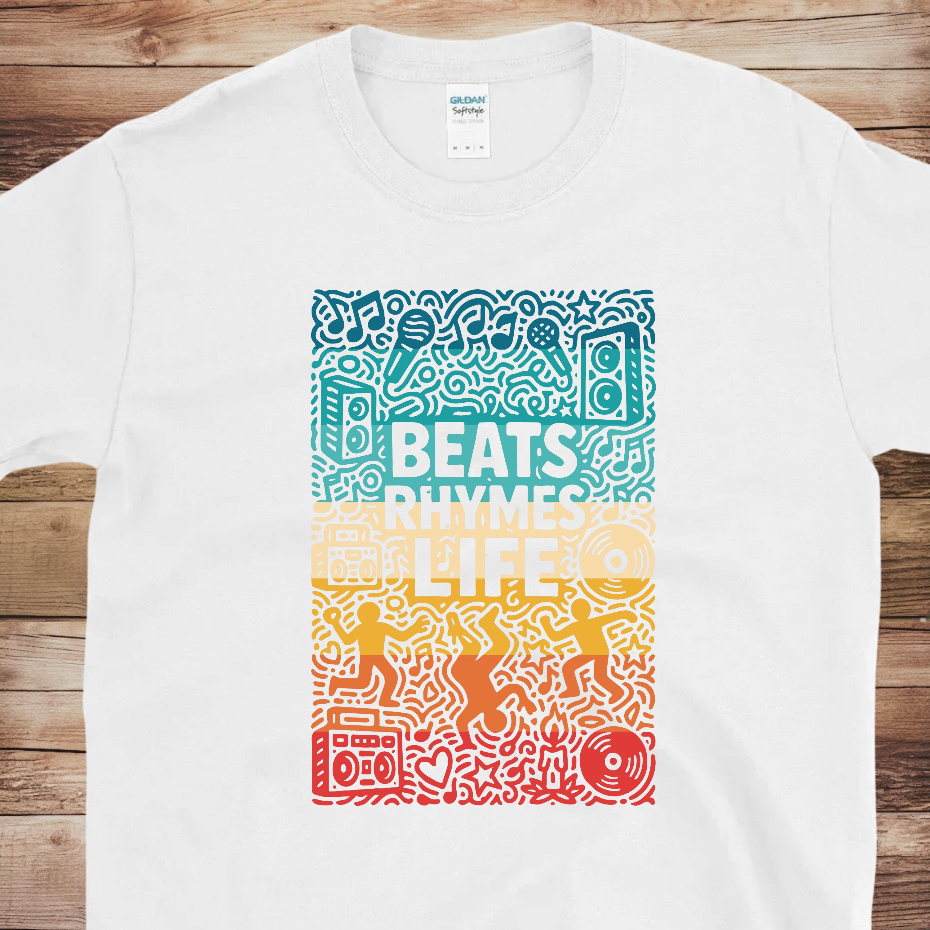 Beats Rhymes Life Vintage Sunset | Free Shipping | 10% Off 2 Tees · 25% Off 3