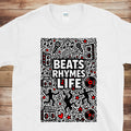 Beats Rhymes Life Doodle | Free Shipping | 10% Off 2 Tees · 25% Off 3