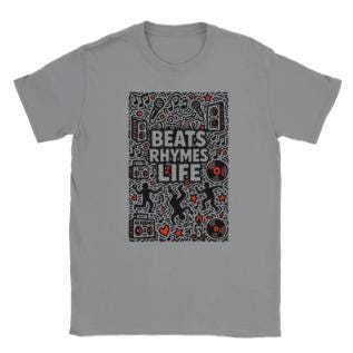 Beats Rhymes Life Doodle | Free Shipping | 10% Off 2 Tees · 25% Off 3