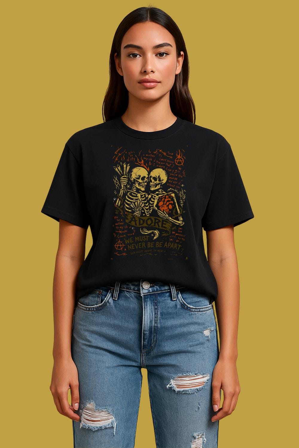 Adore Skeleton Lovers | Free Shipping | 10% Off 2 Tees · 25% Off 3