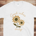 Good Vibes Only Tee | Free Shipping | 10% Off 2 Tees · 25% Off 3