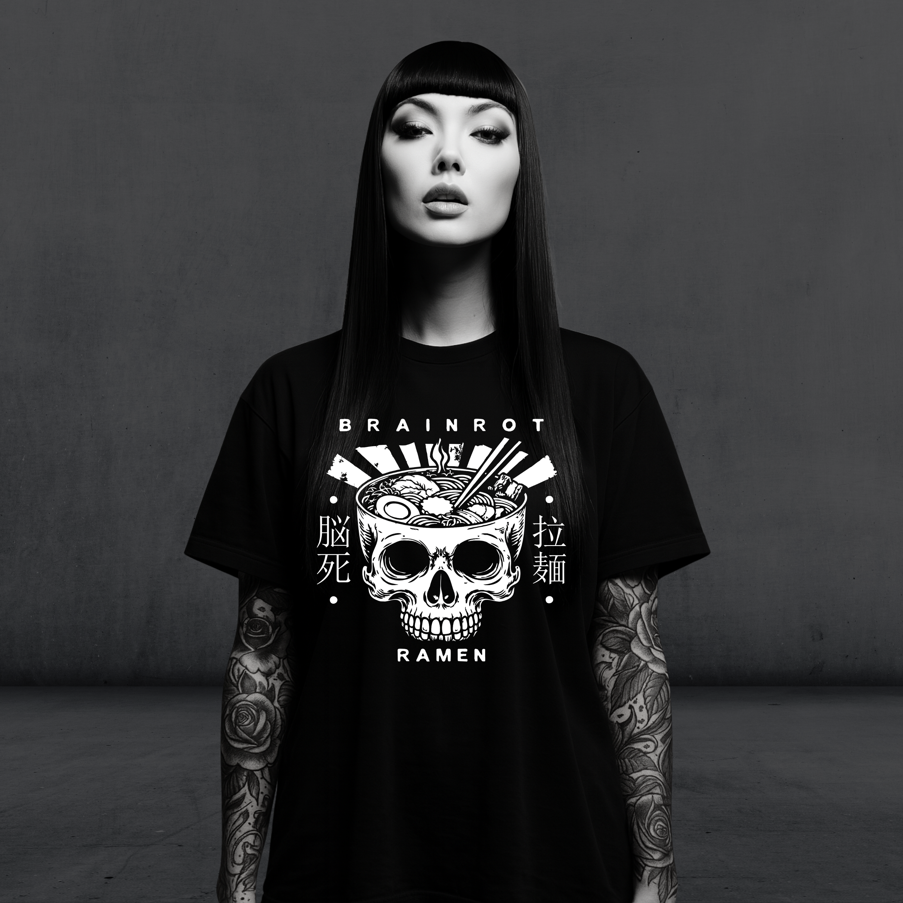 Brainrot Ramen Graphic T shirt