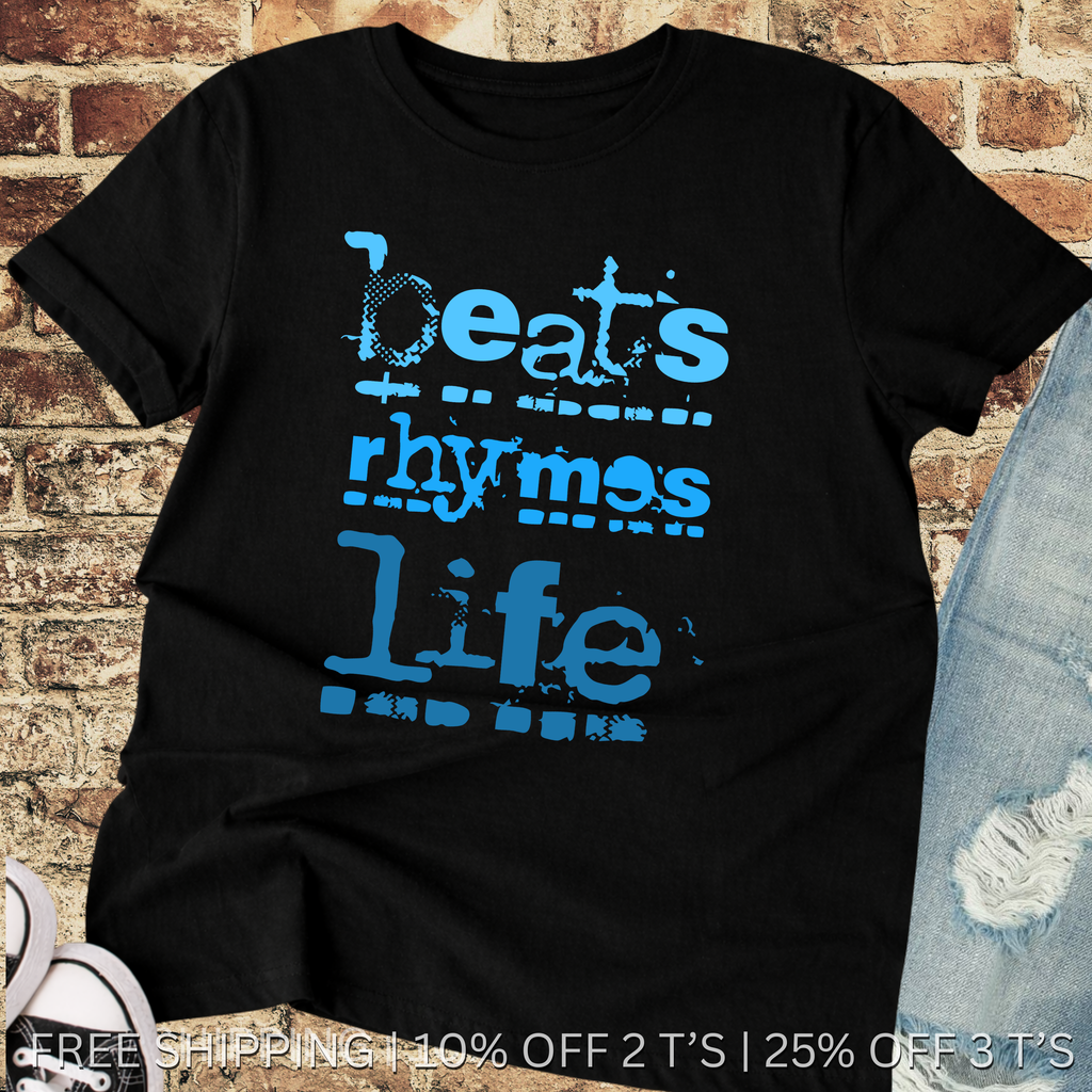 Beats Rhymes Life Blues | Free Shipping | 10% Off 2 Tees · 25% Off 3