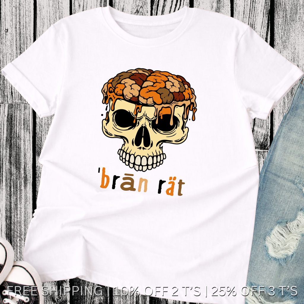 Brain Rot Graphic T Shirt | Free Shipping | 10% Off 2 Tees · 25% Off 3