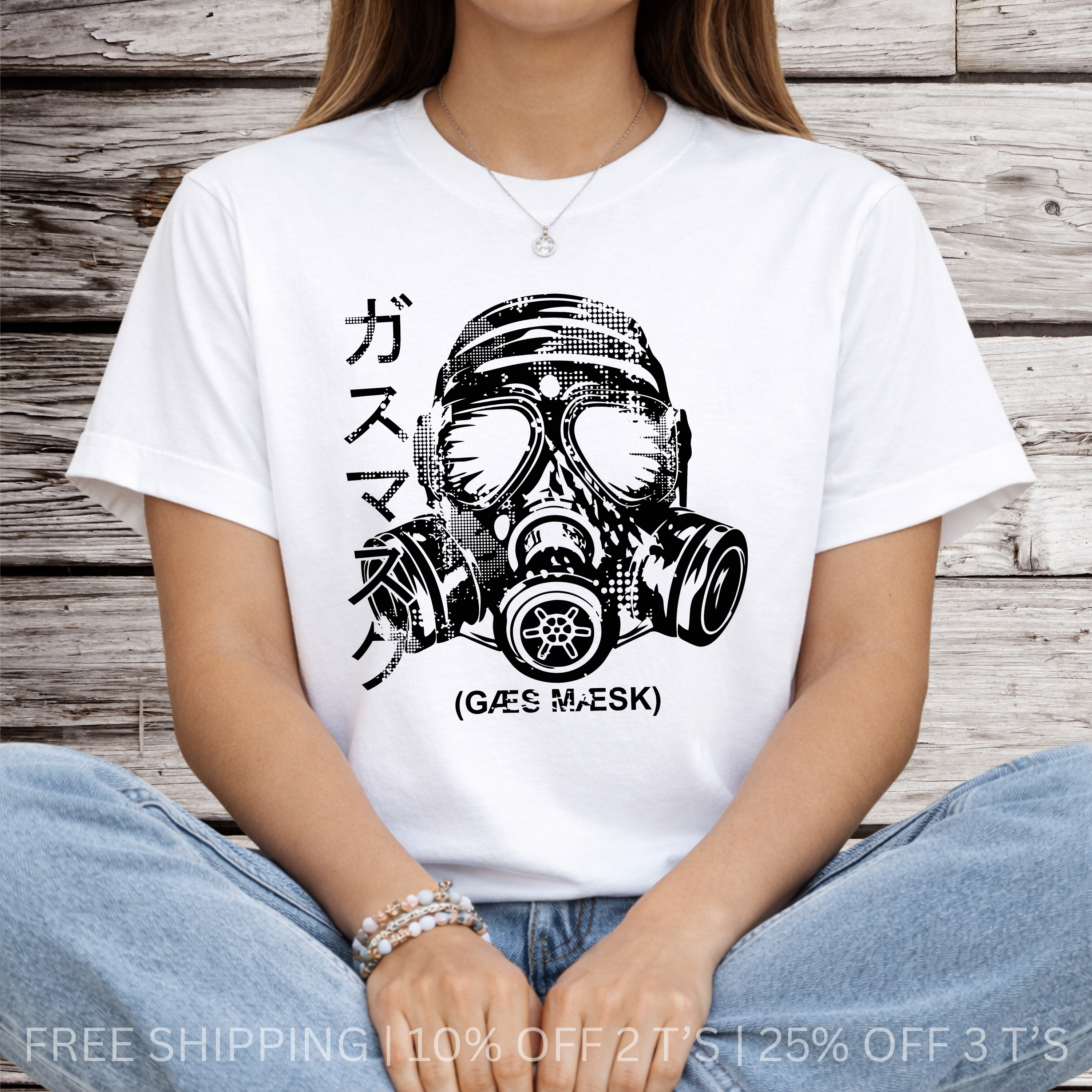 Japanese  Gas Mask | Free Shipping | 10% Off 2 Tees · 25% Off 3
