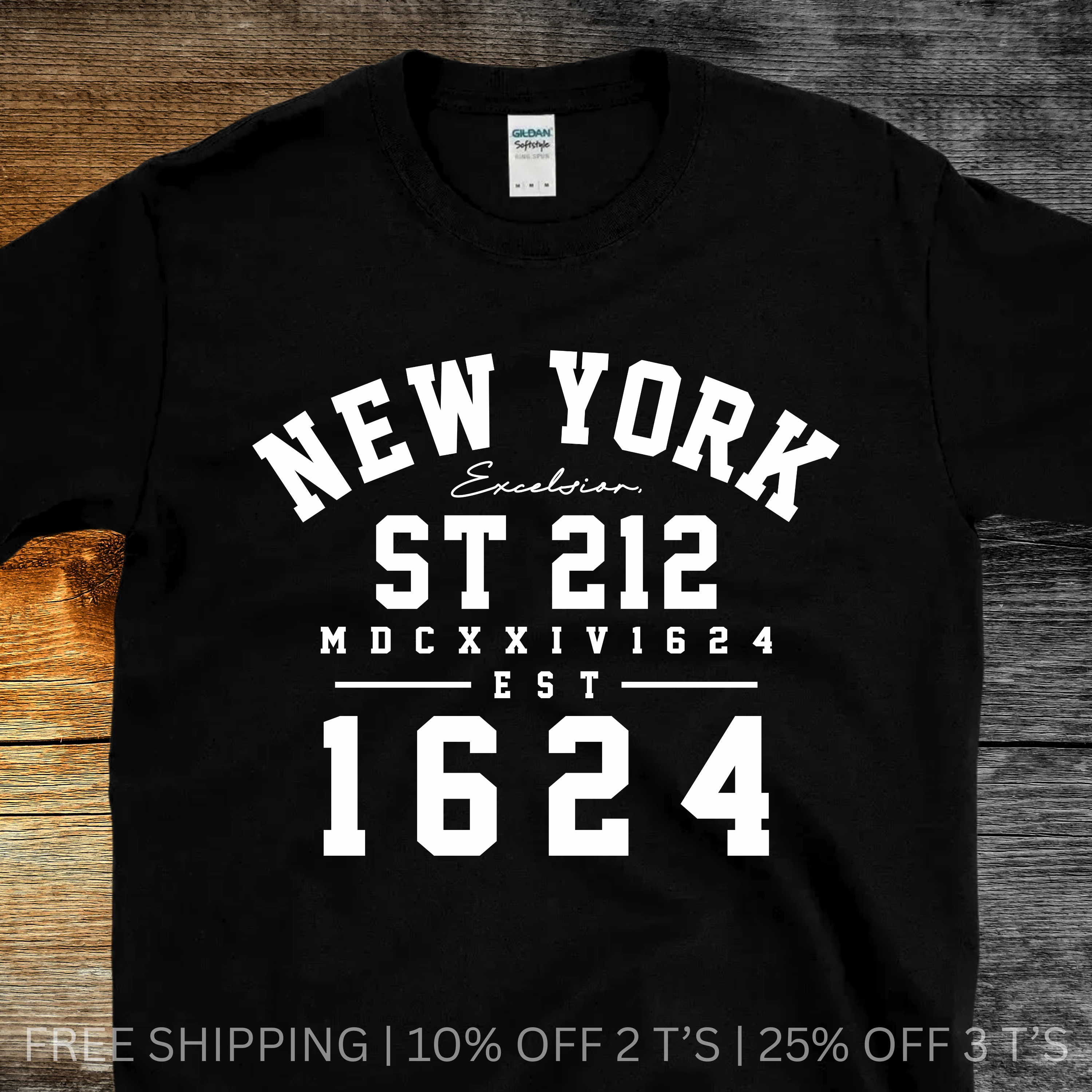 New York ST 212 – Vintage | Free Shipping | 10% Off 2 Tees · 25% Off 3
