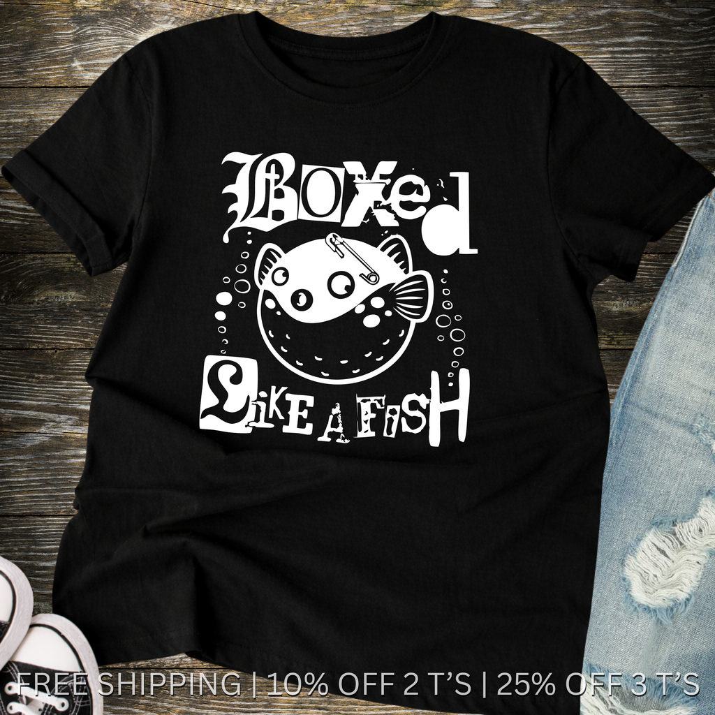 Boxed Like a Fish Meme | Free Shipping | 10% Off 2 Tees · 25% Off 3