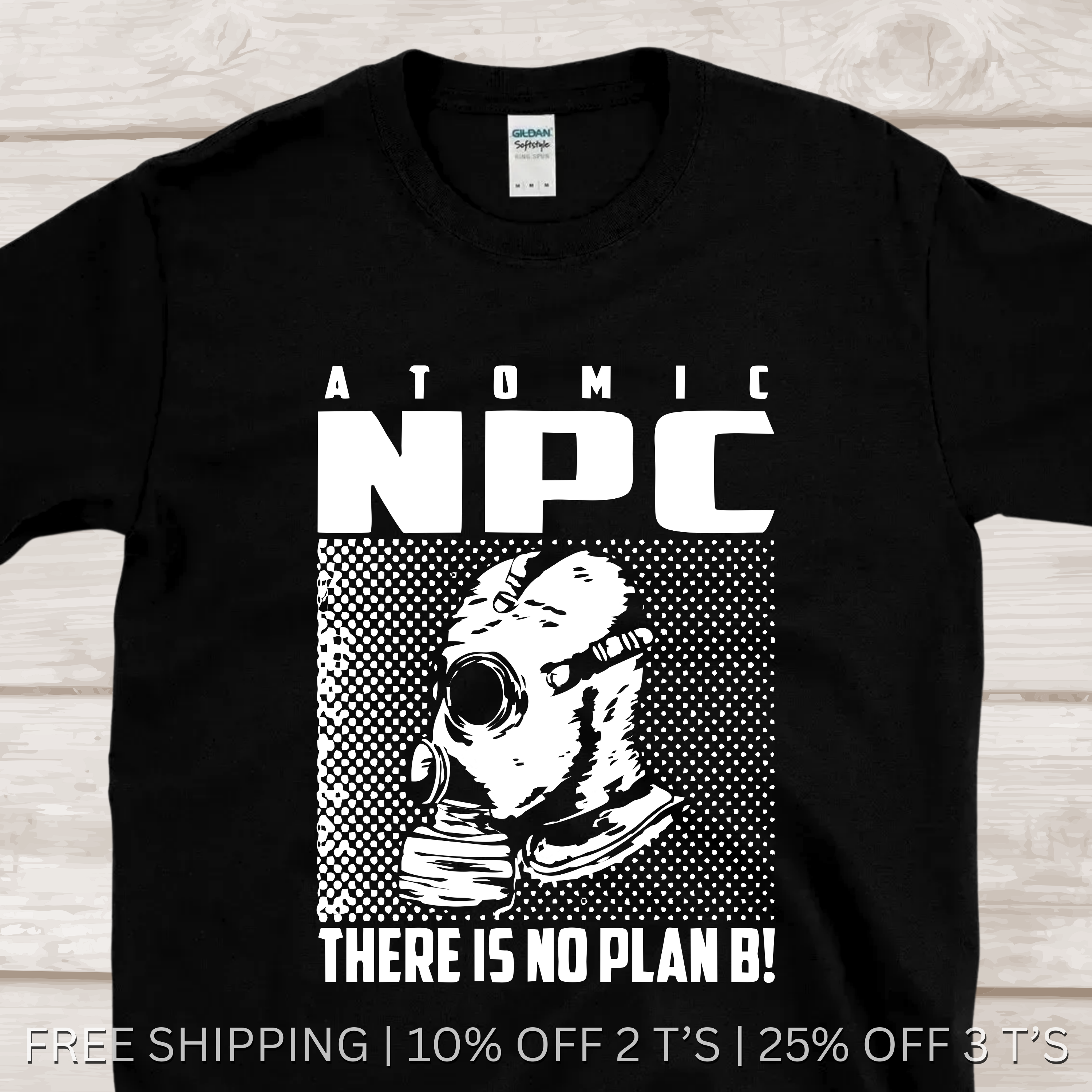 Atomic NPC Behavior Meme | Free Shipping | 10% Off 2 Tees · 25% Off 3