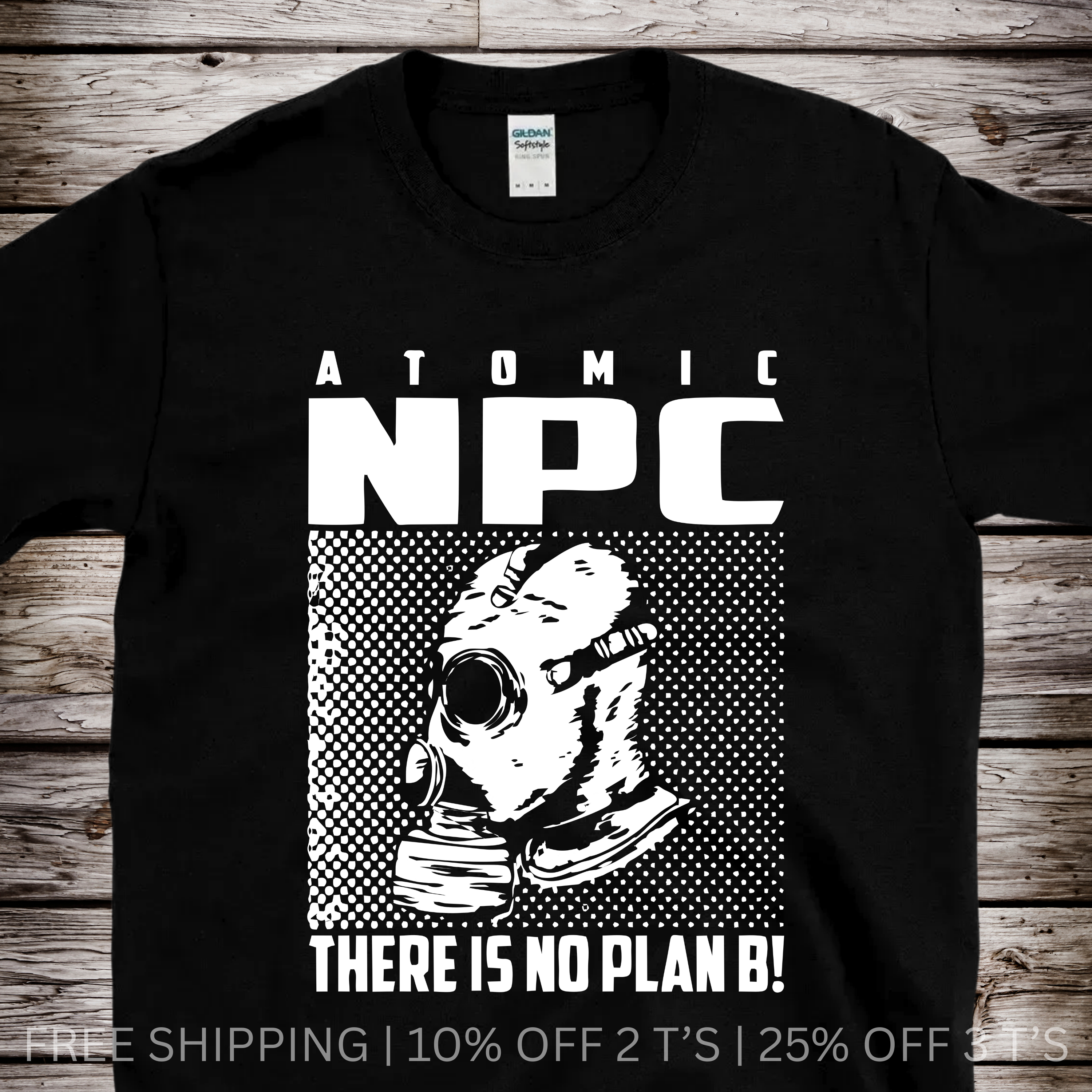 Atomic NPC Behavior Meme | Free Shipping | 10% Off 2 Tees · 25% Off 3