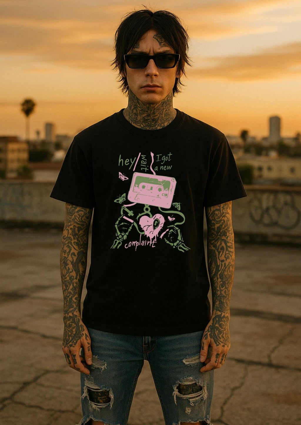 Hey Wait Complaint Cassette | Free Shipping | 10% Off 2 Tees · 25% Off 3