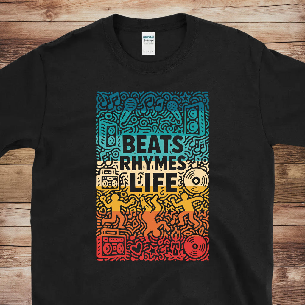 Beats Rhymes Life Vintage Sunset | Free Shipping | 10% Off 2 Tees · 25% Off 3