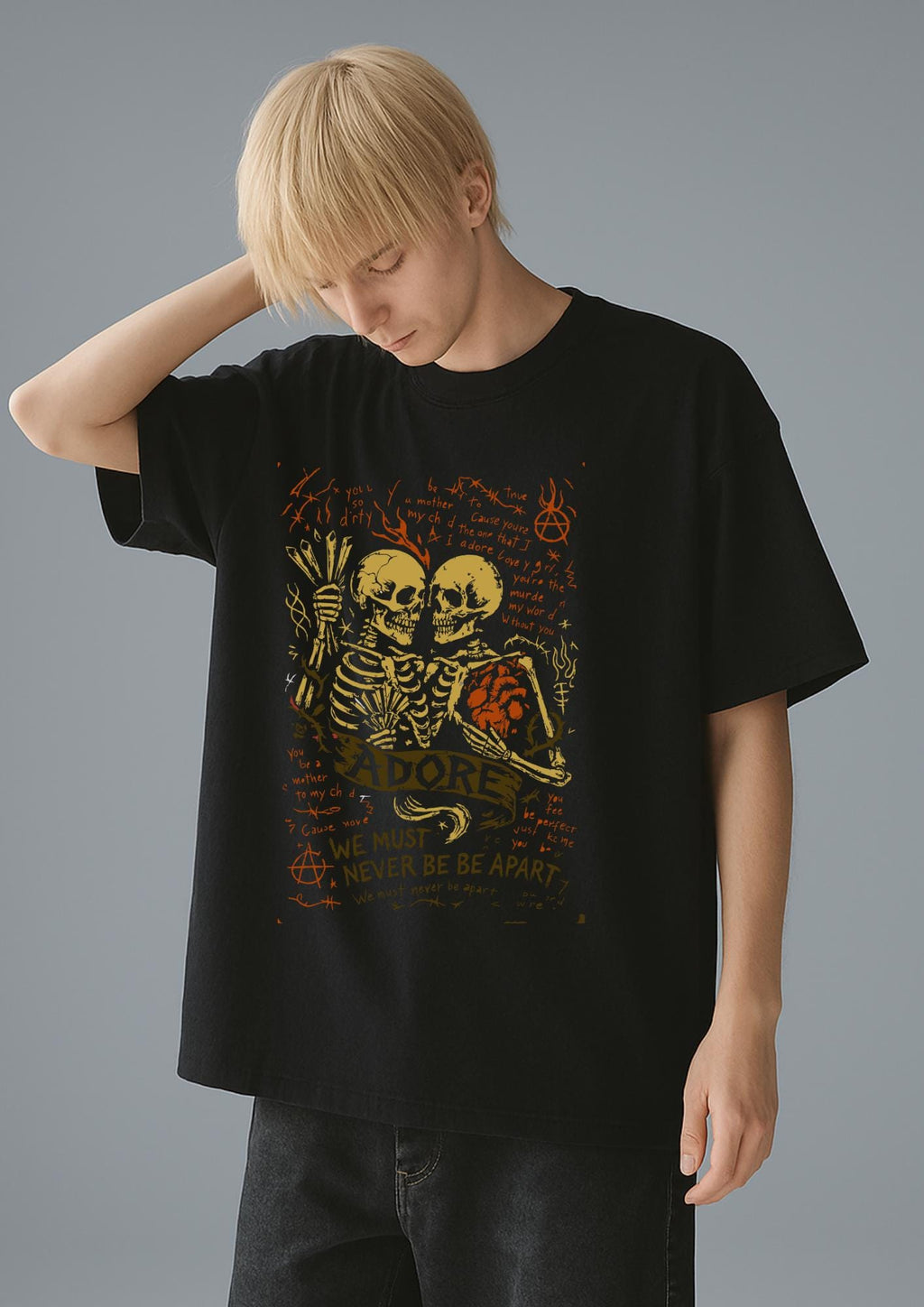 Adore Skeleton Lovers | Free Shipping | 10% Off 2 Tees · 25% Off 3
