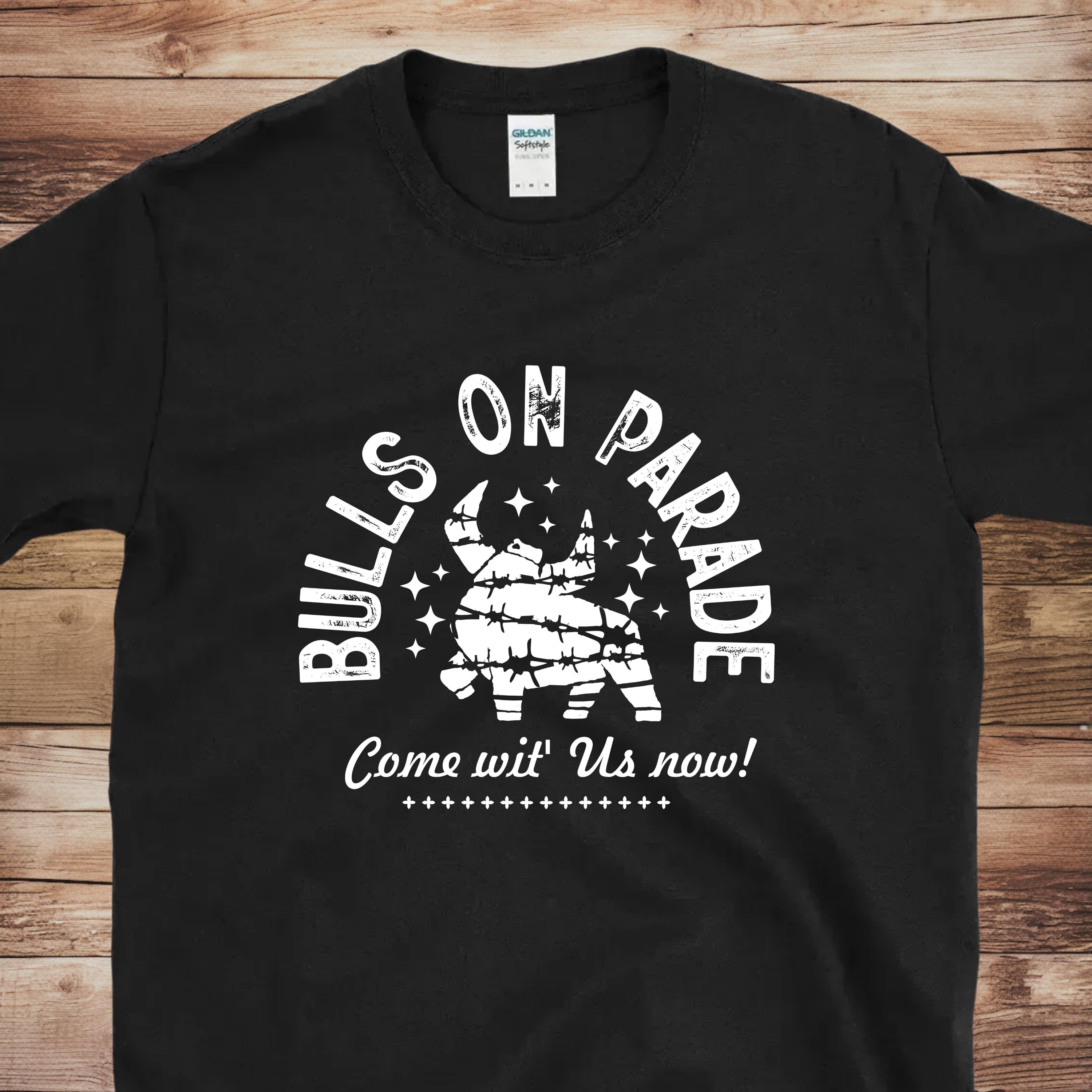 Bulls On Parade Grunge Bull Tee | Free Shipping | 10% Off 2 Tees · 25% Off 3