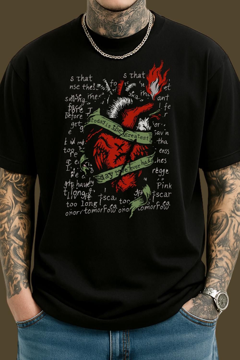 Greatest Day Heart Art | Free Shipping | 10% Off 2 Tees · 25% Off 3