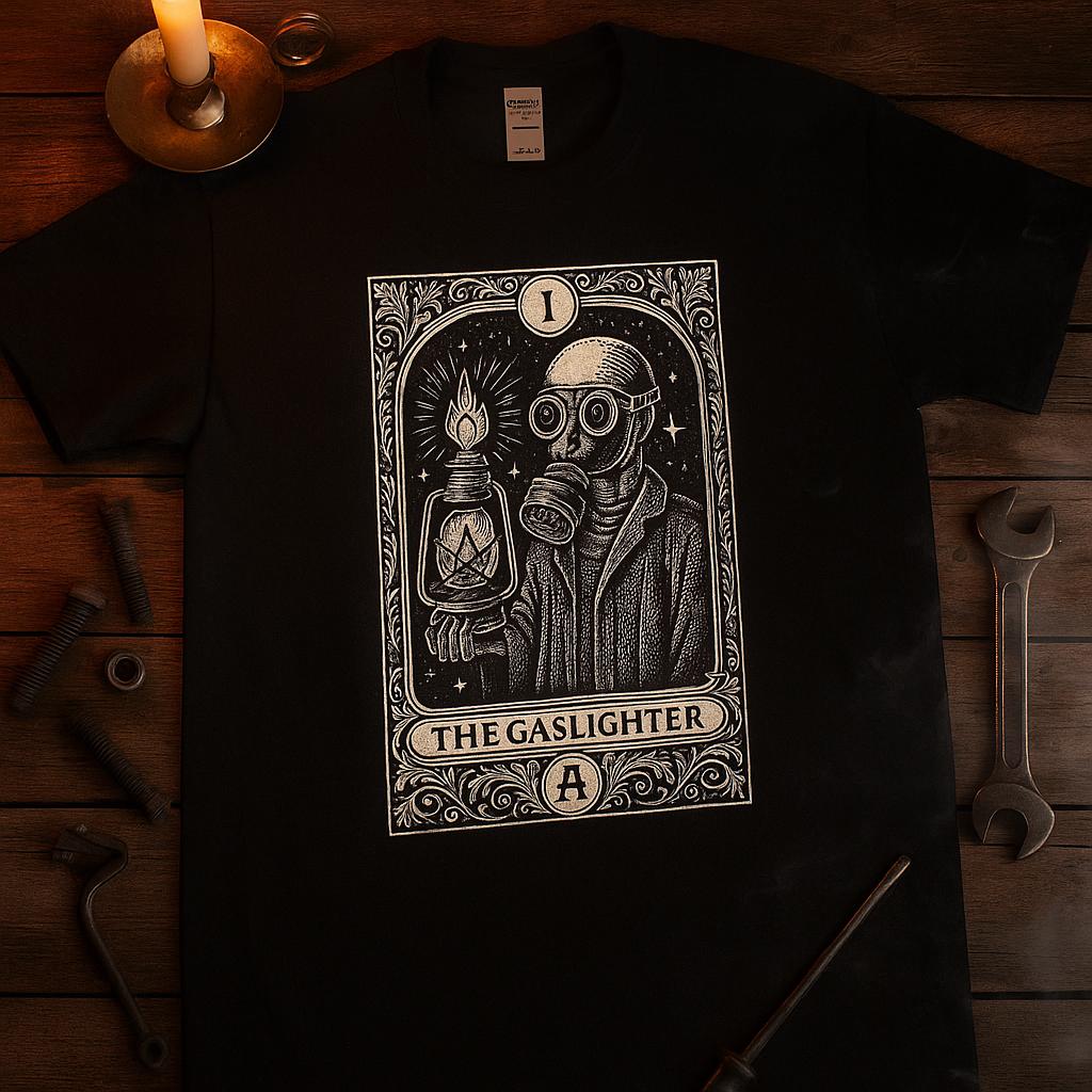 The Gaslighter Tarot Card Tee | Free Shipping | 10% Off 2 Tees · 25% Off 3
