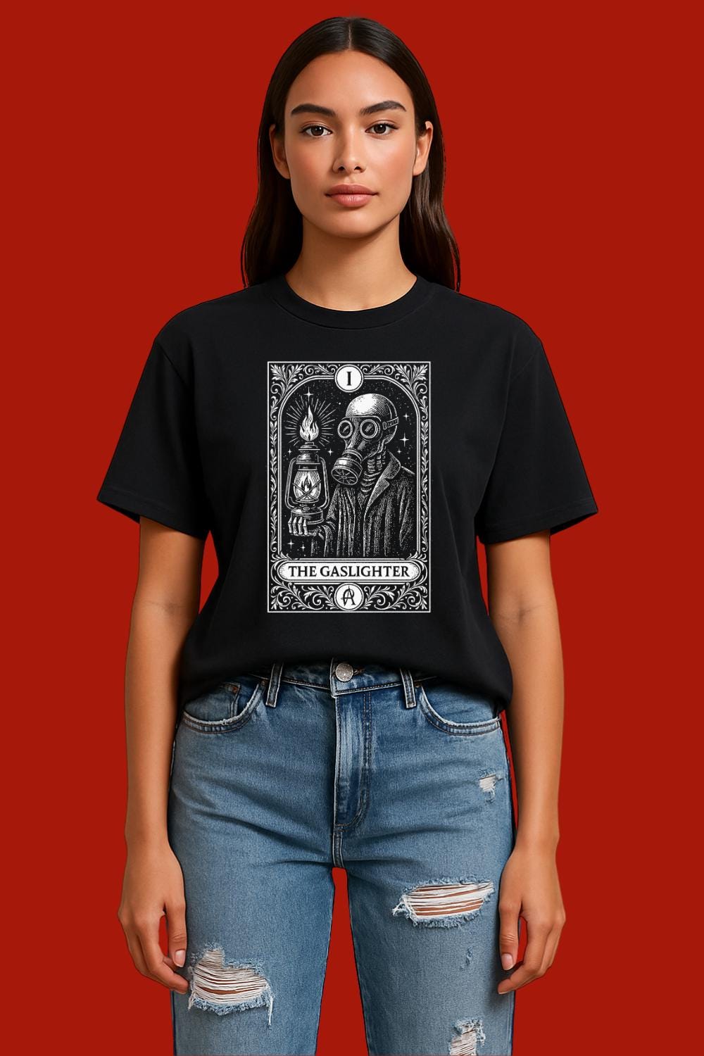 The Gaslighter Tarot Card Tee | Free Shipping | 10% Off 2 Tees · 25% Off 3