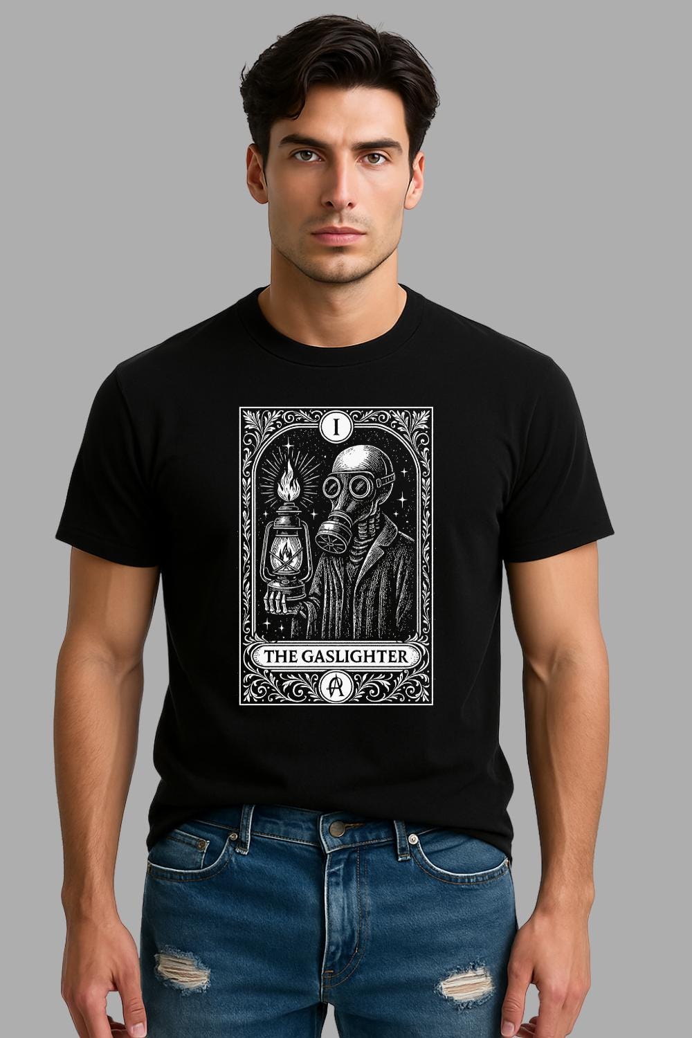 The Gaslighter Tarot Card Tee | Free Shipping | 10% Off 2 Tees · 25% Off 3