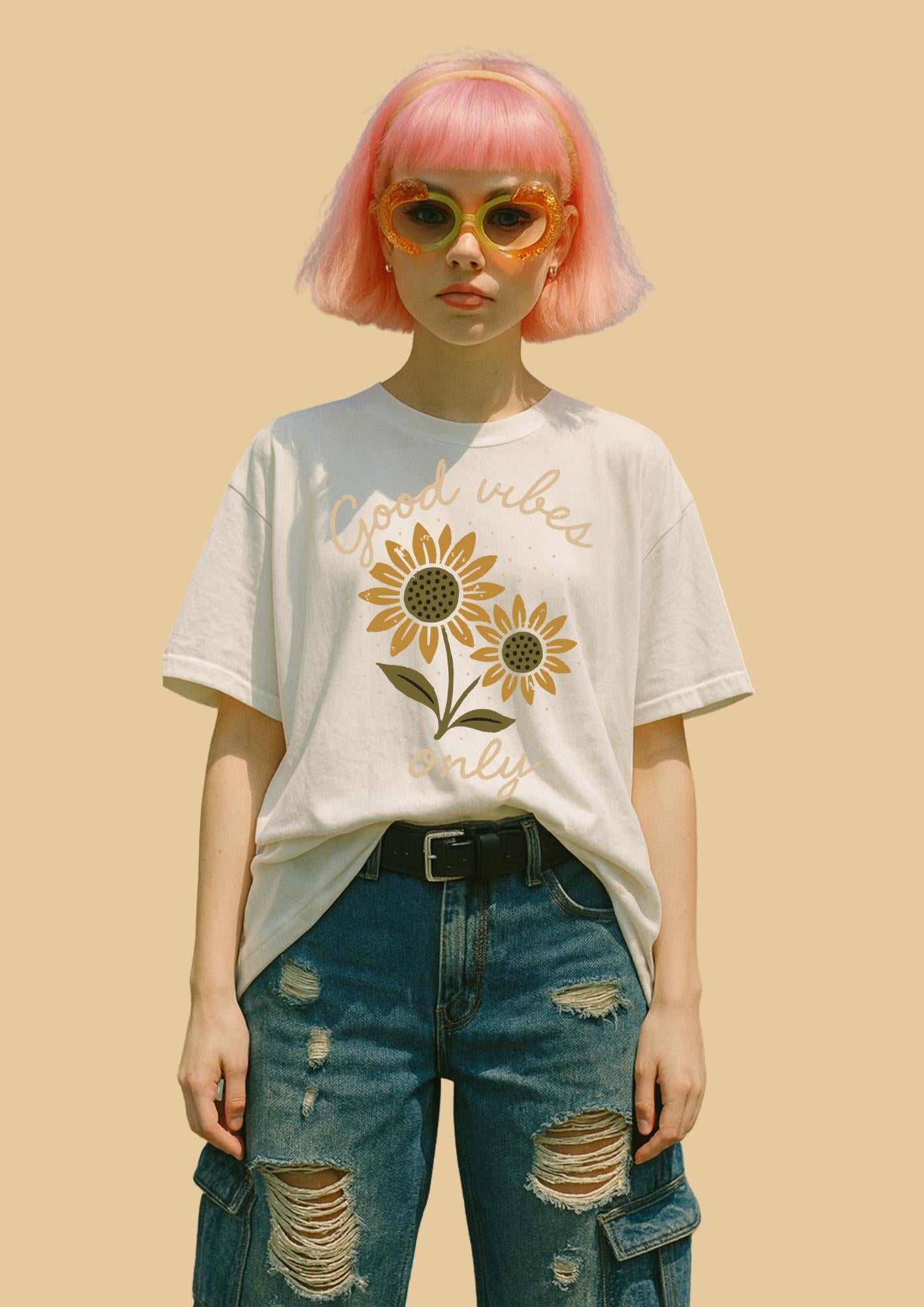 Good Vibes Only Tee | Free Shipping | 10% Off 2 Tees · 25% Off 3