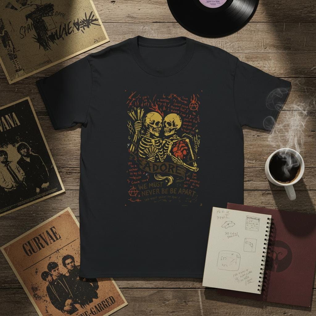 Adore Skeleton Lovers | Free Shipping | 10% Off 2 Tees · 25% Off 3