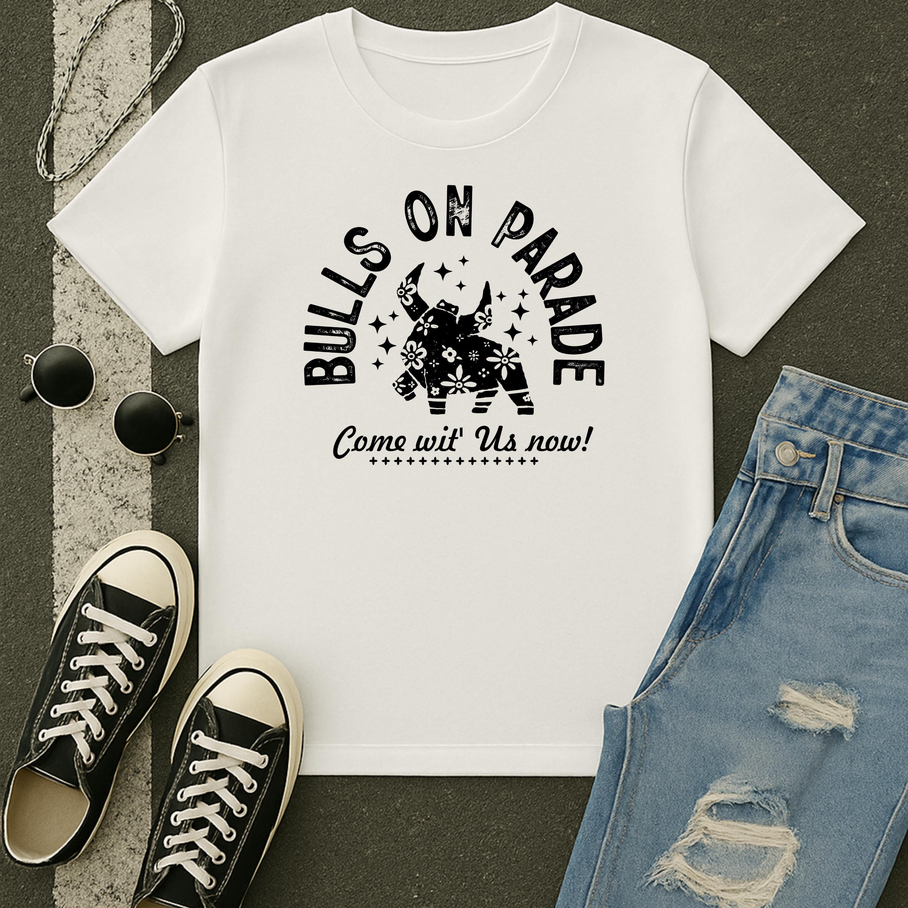 Bulls On Parade Graphic T-Shirt | Free Shipping | 10% Off 2 Tees · 25% Off 3