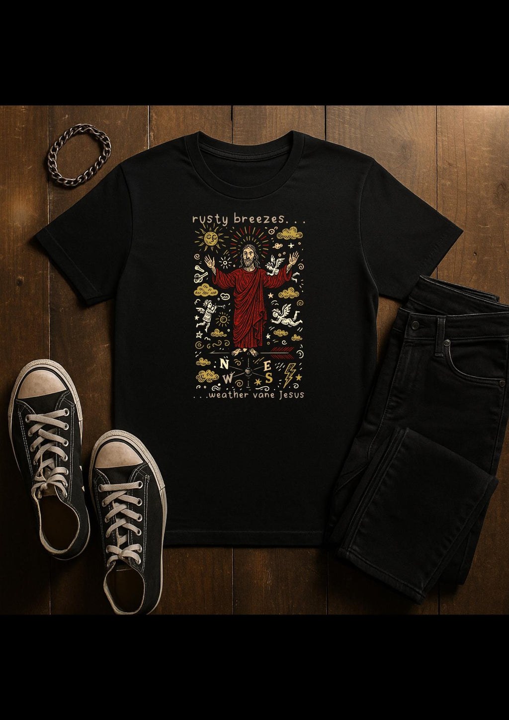 Rusty Breezes Weather Vane Jesus | Free Shipping | 10% Off 2 Tees · 25% Off 3