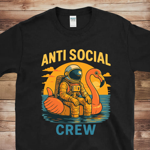 Anti Social Crew Astronaut | Free Shipping | 10% Off 2 Tees · 25% Off 3