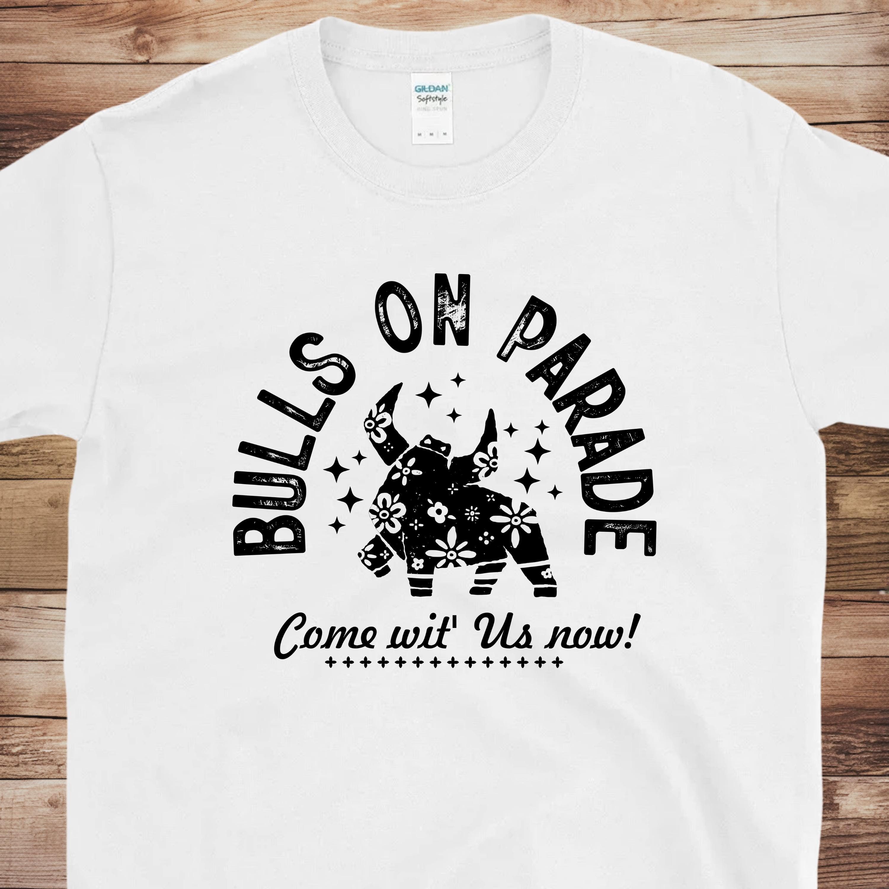 Bulls On Parade Graphic T-Shirt | Free Shipping | 10% Off 2 Tees · 25% Off 3