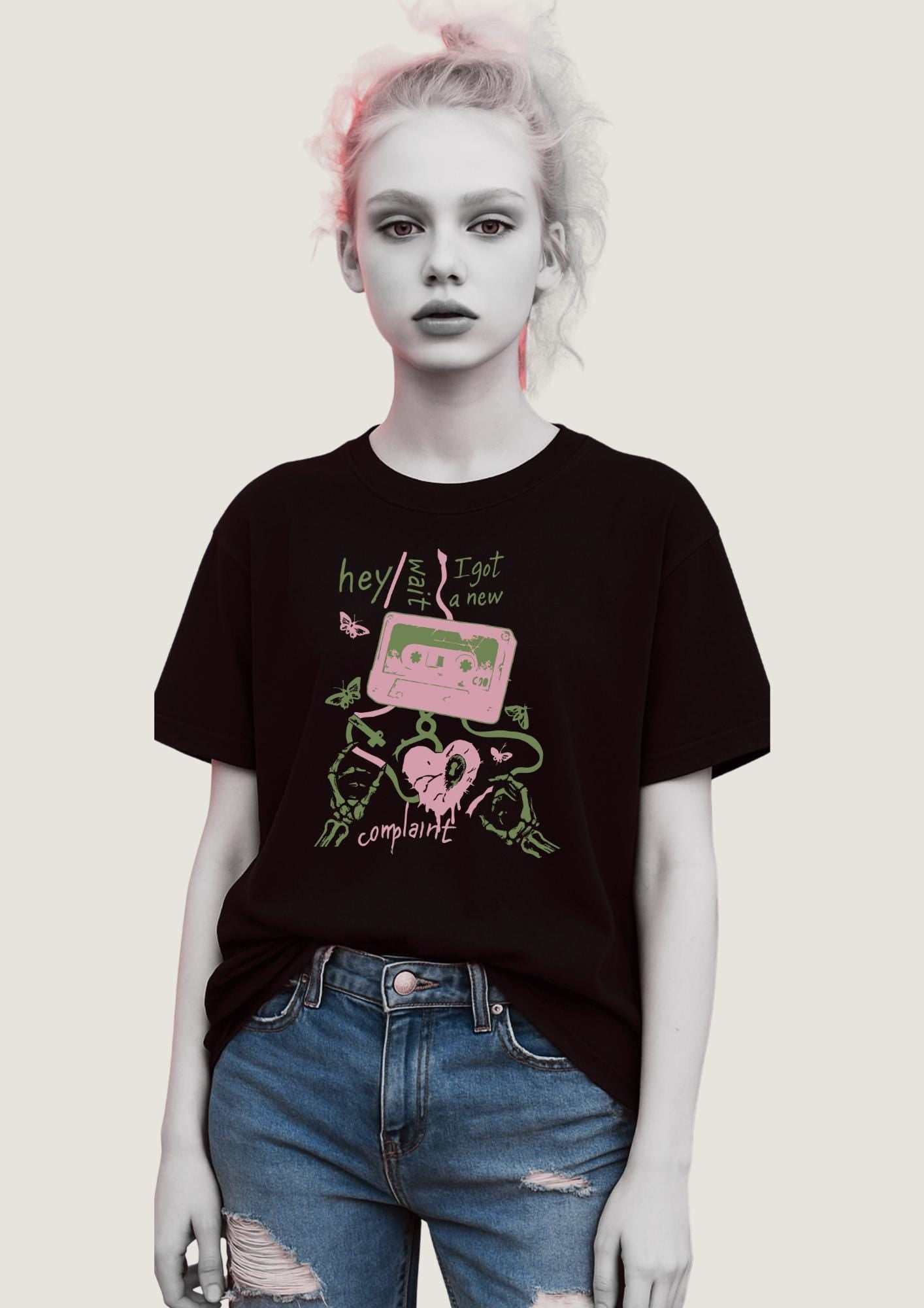 Hey Wait Complaint Cassette | Free Shipping | 10% Off 2 Tees · 25% Off 3