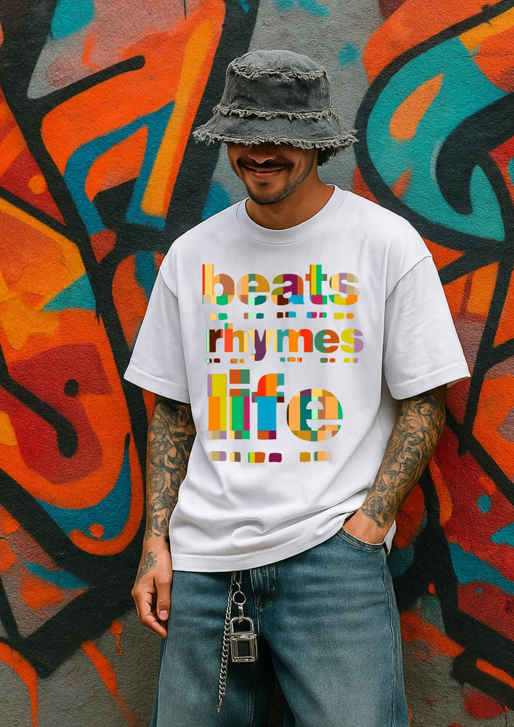 Beats Rhymes Life Tee | Free Shipping | 10% Off 2 Tees · 25% Off 3