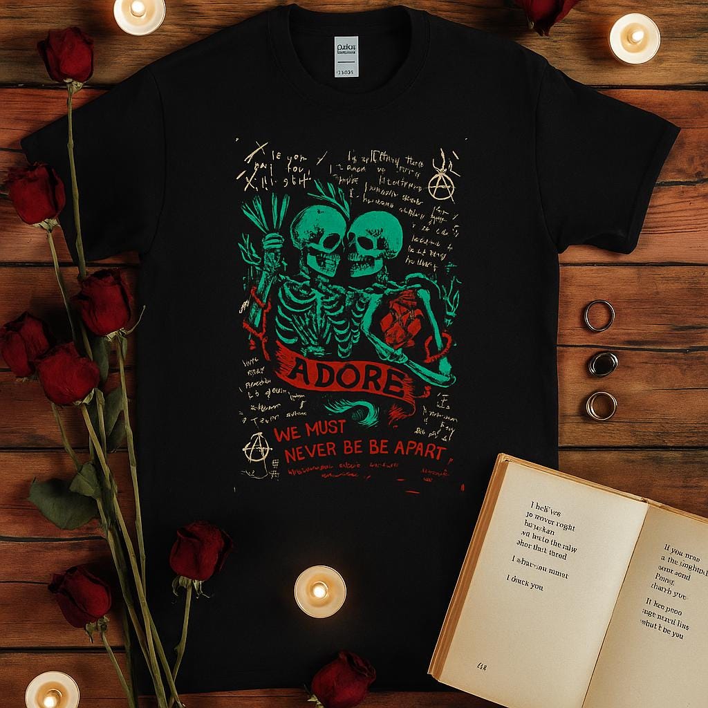 Adore Skeleton Lovers | Free Shipping | 10% Off 2 Tees · 25% Off 3