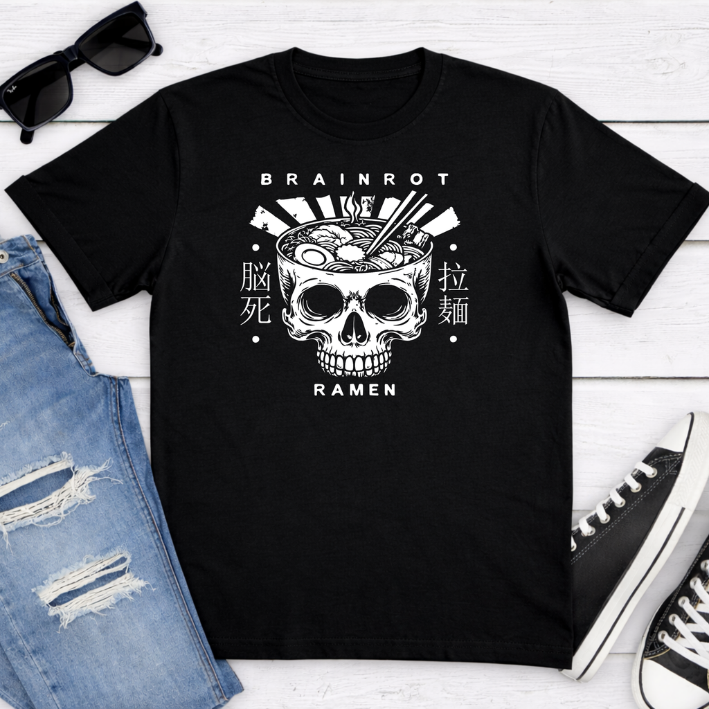Brainrot Ramen | Free Shipping | 10% Off 2 Tees · 25% Off 3