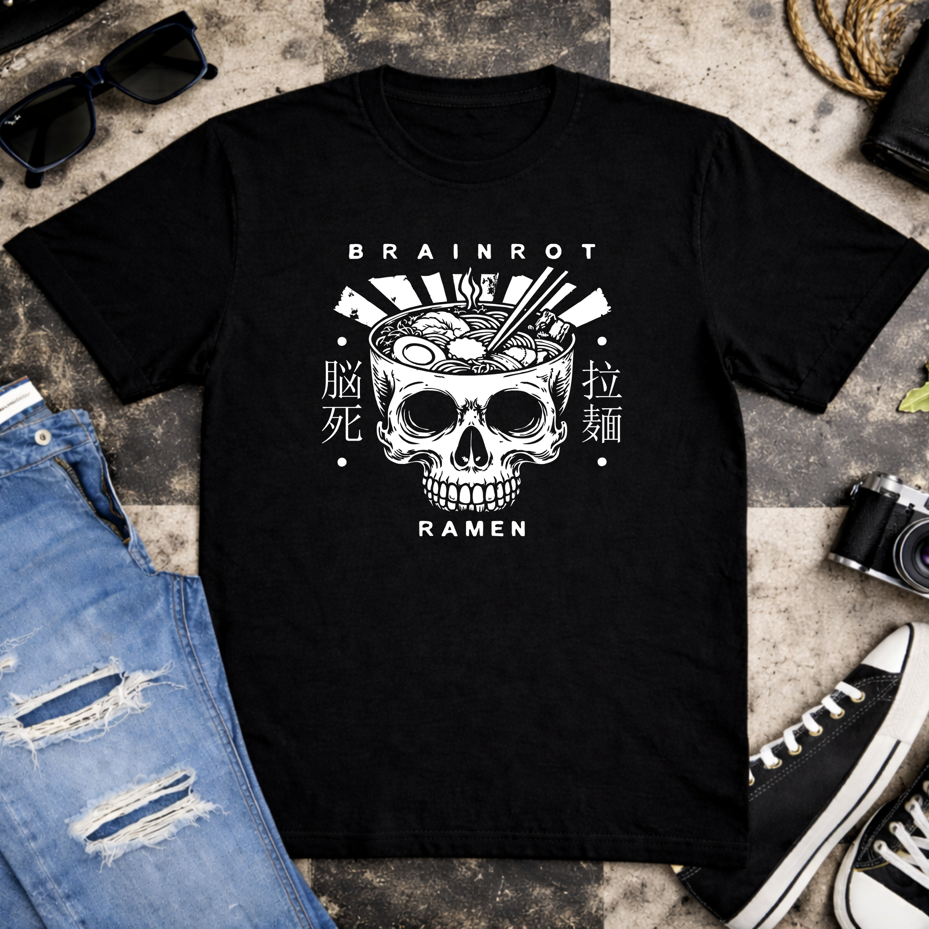Brainrot Ramen | Free Shipping | 10% Off 2 Tees · 25% Off 3