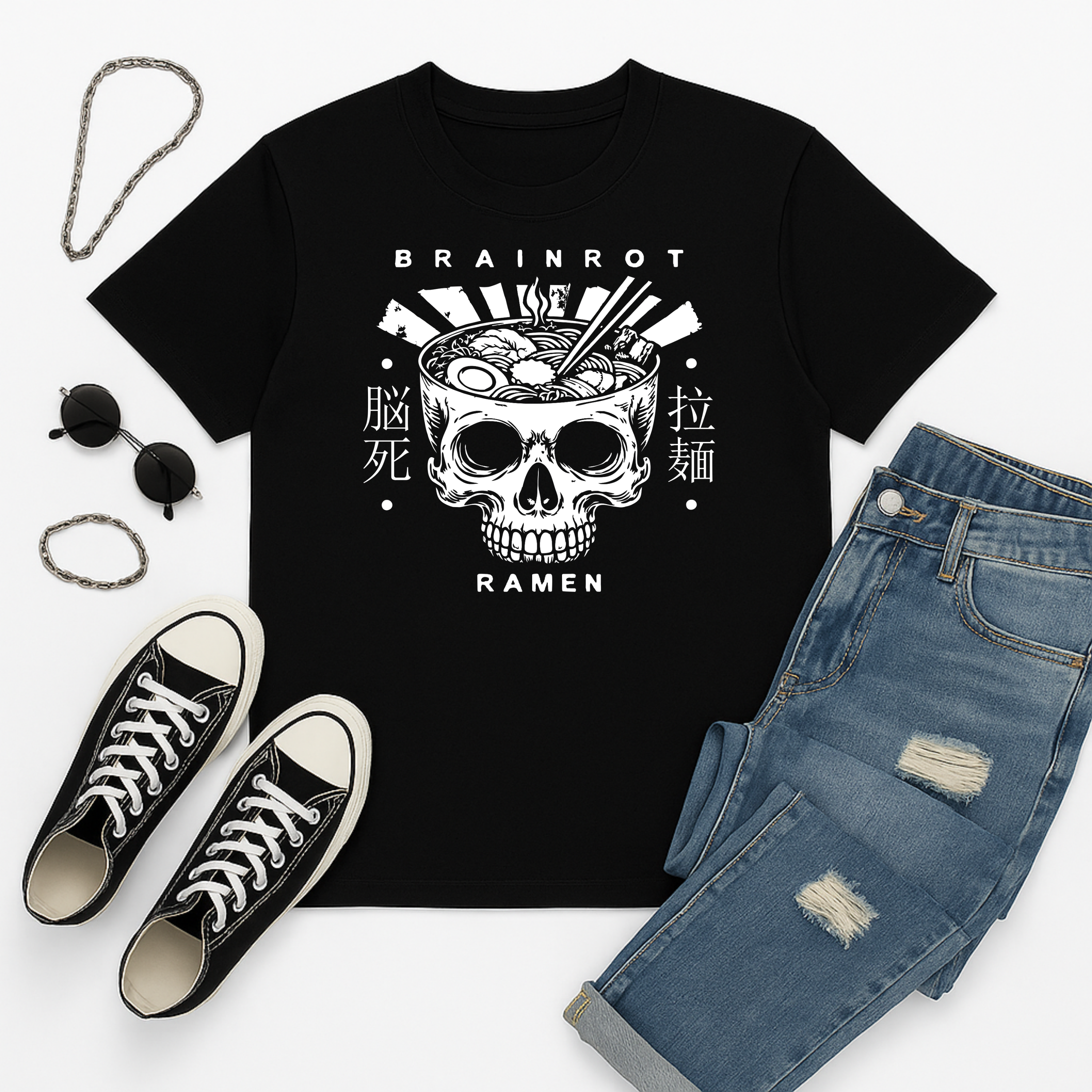 Brainrot Ramen | Free Shipping | 10% Off 2 Tees · 25% Off 3